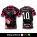 Estampa Pantera na Cor de Rosa