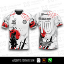 Estampa Samurai Raven