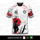 Estampa Samurai Raven