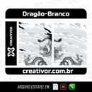 Estampa Dragão Branco