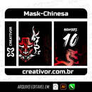 Estampa Mask Chinesa