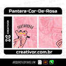 Estampa Pantera Cor de Rosa